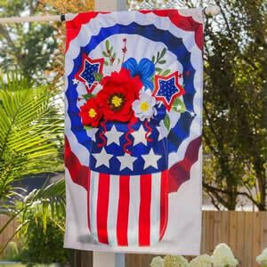 4th of July House Flags