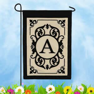 Cambridge Applique Monogram Flags