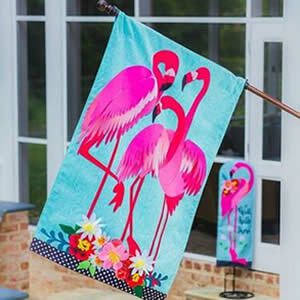 Flamingos House Flags