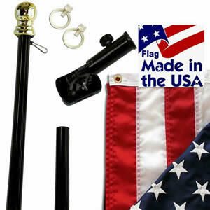 American Flag and Flagpole Kits